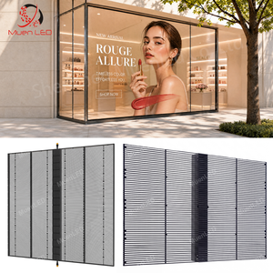 Pantalla LED Transparente para Interiores AIT3.9-7.8-600cd, Video Wall LED para Publicidad, Pantalla Digital para Ventanas de Vidrio - Product Image 1