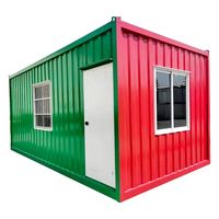 Casa Container Prefabbricata di Lusso 20ft 40ft in Legno e Acciaio con Pannelli Sandwich per Uso Alberghiero, Design Smontabile a Basso Costo