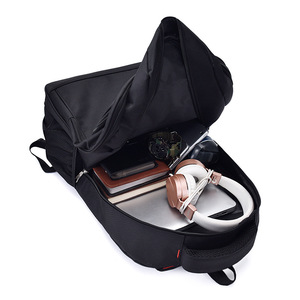 Men's <b>Backpack</b> <b>Large</b> Capacity Business Travel Casual Fashion Laptop Bag 20-35L Solid Color Detachable Strap - Product Image 3