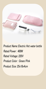 ถุงน้ำร้อนแบบพกพาที่ใช้ในครัวเรือนพร้อมจอแสดงผลที่ชาร์จซึ่งสามารถใช้เป็นเครื่องอุ่นมือและขวดเก็บความร้อนไฟฟ้าได้ - Product Image 4