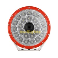 Nouveaux accessoires automobiles 4x4 tout-terrain, projecteur 12V 24V 9 pouces 135W blanc jaune laser LED, étanche IP68, en alliage d'aluminium