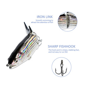 Leurres de pêche <span class=keywords><strong>Swimbait</strong></span> 125mm/23g et leurres coulants pour la pêche au wobbler - Product Image 5