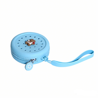 Sac à main pour écouteurs miniatures Chinfai pour filles, étui pour écouteurs, cadeau pour enfant, animal mignon, porte-monnaie, porte-clés en silicone de dessin animé, sacs pour enfants