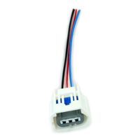 Connecteur électronique Renault DJ7032B-2.8-21 pour câble de haut-parleur 4 broches de type D pour remorque, vélo électrique Chogori et autres bornes électroniques