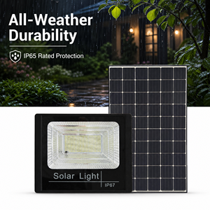 <span class=keywords><strong>Projecteur</strong></span> <span class=keywords><strong>solaire</strong></span> LED multi-puissance pour jardin, lampe de paysage extérieure étanche IP65 avec télécommande et minuterie - Product Image 3