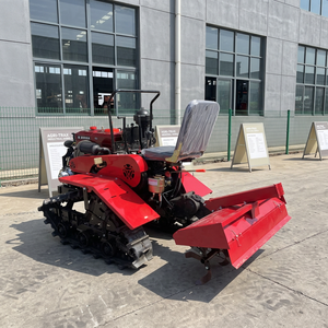 Tracked Rotary Tiller Mini Agricultural Ditching Weeding Engine/Motor 9HP/7HP Multifunctional Farm <b>Cultivator</b> 35cm - Product Image 4