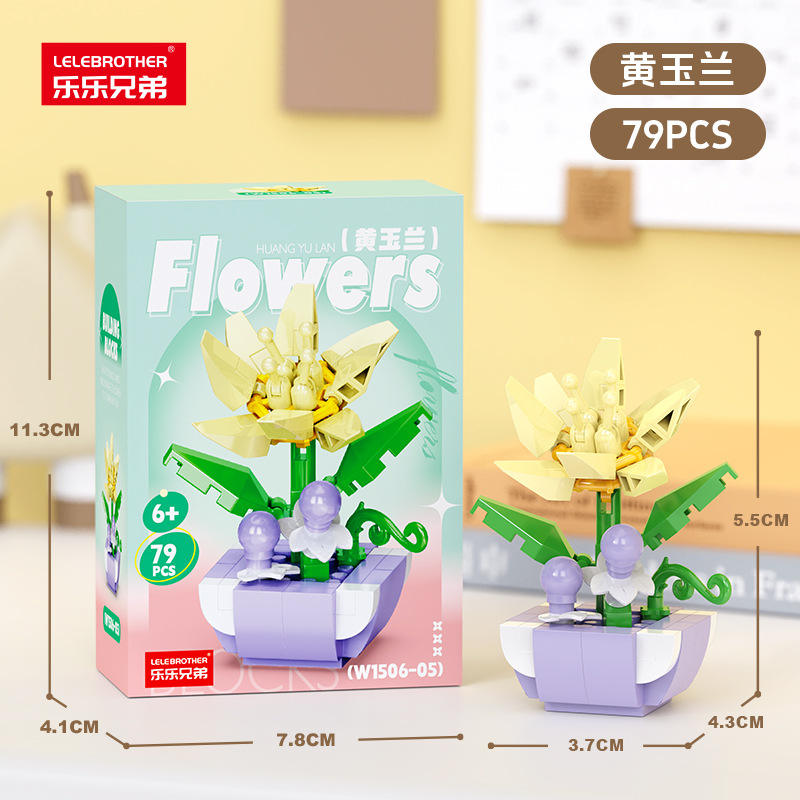 W1506-05 huang yulan 79 piezas [240 cajas/caja]