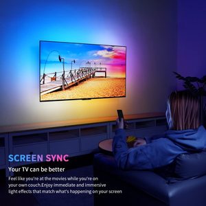 Nanxin – boîtier de synchronisation <span class=keywords><strong>Hdmi</strong></span> avec rétroéclairage Led Tv, Immersion ambiante, rétroéclairage Led TV, bande lumineuse avec synchronisation d'écran de musique - Product Image 5