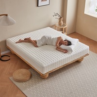 Matelas à ressorts ensachés en latex naturel, haute résilience, design contemporain, compressé sous vide, pour la maison, l'hôtel, l'hôpital, 20 cm