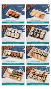 Cajas de sushi rectangulares desechables, ecológicas y biodegradables para llevar, ideales para sushi japonés. - Product Image 4