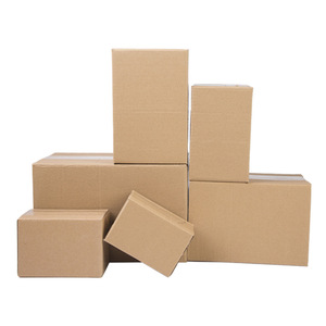 Caja exterior de cartón corrugado reciclable de 5 capas con logotipo personalizado, cartón de papel reciclable, entrega de embalaje de correo impreso en movimiento - Product Image 2