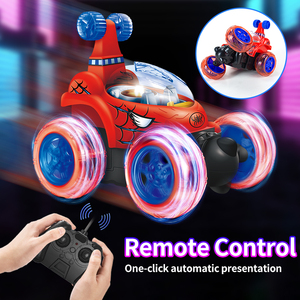Vehículo Eléctrico Infantil Personalizado al por Mayor, Juguete <span class=keywords><strong>Coche</strong></span> RC con Rotación 360 Grados, Control Remoto con Luces Intermitentes y Música - Product Image 2