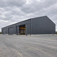 Atelier en structure métallique préfabriquée, isolation acoustique, entrepôt métallique conforme à la norme AISC, construction de bâtiments de stockage