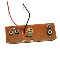 Carte de circuit imprimé (PCBA) de télécommande de voiture à 4 canaux, assemblage TX et RX, circuit électronique de voiture télécommandée avec LED