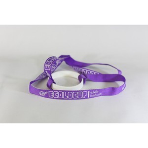 Lanière de cou réglable personnalisée et réutilisable pour porte-gobelet/bouteille, idéale pour festivals et événements - Product Image 2