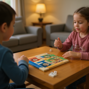 Parchis Board Game With Dice And Colorful Playing Pieces For Family Fun And Entertainment - Product Image 3
