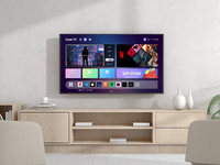 VISHINE Televisor Inteligente Android de 32 43 50 55 70 75 85 100 Pulgadas con Retroiluminación LED, Televisor HD LCD 4K de Pantalla Plana para Baño, Personalizable