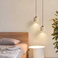 Suspension médiévale en travertin Wabi Sabi, luminaire suspendu en pierre jaune, réglable pour salle à manger, hôtel, villa