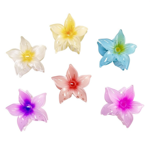 Fermaglio per capelli Sunflower Claw Clip da 8 cm per donne e ragazze, design floreale colorato - Product Image 2