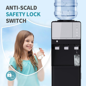 <strong>Water</strong> <strong>Dispenser</strong> with Ice-making 13kg Capability and 3 Temperature Variants Electric Stand Plastic Hot <strong>Water</strong> Cold <strong>Water</strong> - Product Image 6