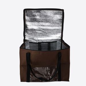 Bolsa Térmica Personalizable de Lona para Entrega de Alimentos, Reutilizable, con Aislamiento de Papel de Aluminio y Tela No Tejida - Product Image 1