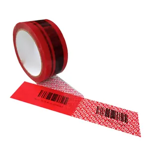 Custom bopp tear security packing seal tape in roll