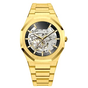 <span class=keywords><strong>Montre</strong></span> à mouvement mécanique pour hommes personnalisée personnalisée entièrement automatique creux <span class=keywords><strong>squelette</strong></span> engrenage 42mm grand cadran taille étanche - Product Image 4