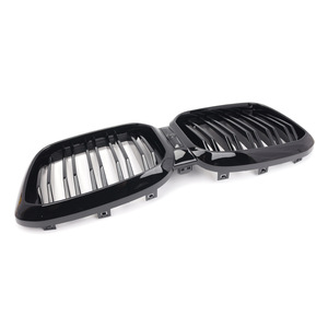 Rejilla Delantera para BMW, Negro Brillante, Doble Línea, para Modelos X3 X4 G01, Mejora en Plástico ABS - Product Image 4