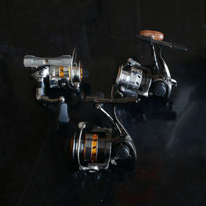 Mulinello da spinning TOPIND Pisces MN100 piccolo interamente in metallo per pesca invernale su ghiaccio, per canna da pesca Raft Lua Palm Zhongbao Pen Rod, per mano destra - Product Image 2