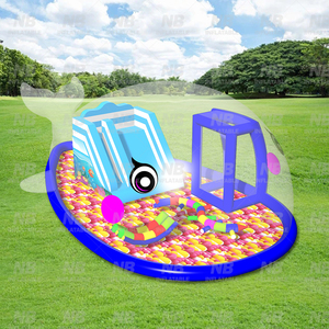 Inflable Comercial Transparente de PVC, Brincolín Infantil con Forma de Ballena, Carpa de Burbujas de Cristal, Parque de Bolas Oceánicas para Interiores - Product Image 1