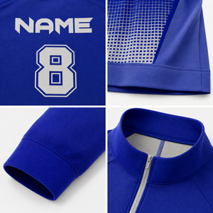 Haut de sport personnalisé à demi-zip, pull d'entraînement à manches longues, maillot à quart de zip, vêtements d'équipe OEM ODM, tenue athlétique par sublimation - Product Image 2