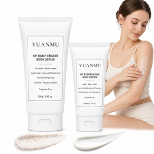 Ensemble <span class=keywords><strong>Lotion</strong></span> et Gommage Corporel Lissant KP Bump Smoothing – Acides AHA <span class=keywords><strong>BHA</strong></span> Glycolique Lactique, Pierre Ponce, Urée – Soin Peau Rugueuse et Bosselée - Product Image 1