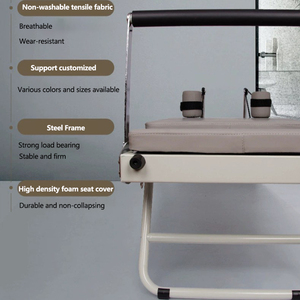 Ladyglow tùy chỉnh nhà phòng tập thể dục Yoga đào tạo Pilates Cải Cách giường cho phụ nữ có thể gập lại ống cao su và lò xo Pilates Cải Cách - Product Image 6