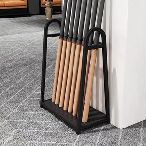 Metal Billiard Cue Rack Stand <b>Pool</b> Cue Holder Snooker Cue Organizer Floor Stand for Commercial Club Use - Product Image 5