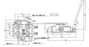 Vanne de commande directionnelle hydraulique à solénoïde manuelle multicanal RY la plus populaire, haute pression, garantie 1 an, neuve - Product Image 5