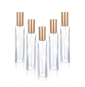30ml 50ml 100ml Empty Clear Glass Screw Cap <b>Perfume</b> <b>Bottle</b> Cylinder Transparent <b>Spray</b> Screen Printing Custom Logo OEM Available - Product Image 1