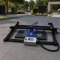 Graveur laser portable haute vitesse avec contrôle intelligent, machine de découpe laser polyvalente pour marque-pages en bois et artisanat complexe