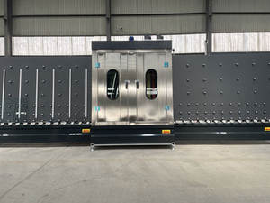 آلة غسيل زجاج عمودية أوتوماتيكية، آلة غسيل وتجفيف الزجاج المزدوج، معدات غسيل الزجاج - Product Image 1