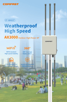 Routeur AP WiFi6 COMFAST CF-WA937 AX3000 2025 avec antenne à gain élevé, point d'accès extérieur longue portée