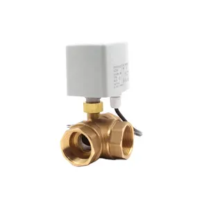 Factory two way three way Motorized Ball Valve Electric Actuator Valve motorized automatic 3 way valve electric