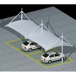 Abri de voiture et abri pour véhicules en membrane tendue PVDF anti-corrosion avec structure en acier Q235 pour zones industrielles - Product Image 6