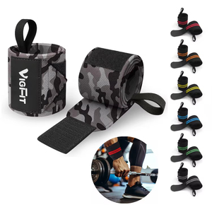 Нейлоновые бинты для запястий с индивидуальным логотипом, унисекс, для фитнеса, тренировок в тренажерном зале, поднятия тяжестей, для пауэрлифтинга - Product Image 1