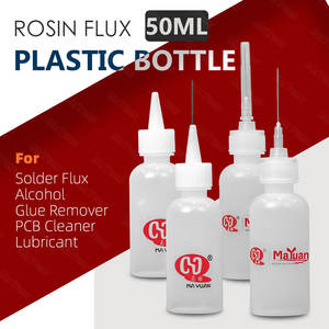 <span class=keywords><strong>Bouteille</strong></span> d'aiguille de distributeur d'<span class=keywords><strong>alcool</strong></span> ESD de flux de colophane en plastique durable de 50ml pour la réparation électronique de réparation - Product Image 2