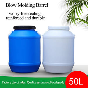 60l bianco HDPE tamburo di plastica con maniglia di copertura per l'imballaggio chimico secchi & botti categoria - Product Image 2