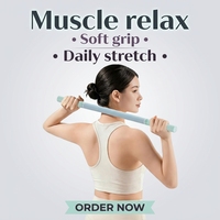 Bâton de massage en silicone pour le yoga, motif écaille de poisson, pour la relaxation, l'entraînement physique, la course à pied ; aide au soulagement des douleurs dorsales et des jambes