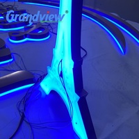 Enseigne 3D extérieure en acrylique à lettres lumineuses frontales, logo LED personnalisé pour agence, bureau de finance, immeuble commercial