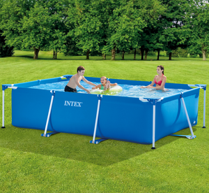 <span class=keywords><strong>INTEX</strong></span> 28273 <span class=keywords><strong>Piscine</strong></span> <span class=keywords><strong>hors</strong></span> <span class=keywords><strong>sol</strong></span> à cadre <span class=keywords><strong>rectangulaire</strong></span> 4.5m X 2.2m X 84cm <span class=keywords><strong>Piscine</strong></span> extérieure familiale en PVC - Product Image 5