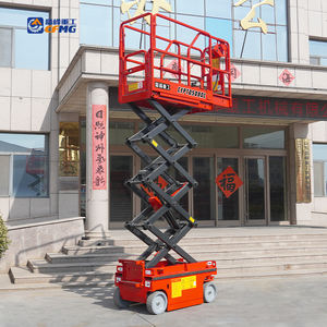 Mini Hydraulische Plattform Elektrische Mobile Selbstfahrende Elektrische Scherenhebebühne zur Vermietung - Product Image 3