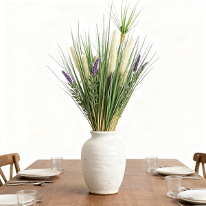 Bouquet décoratif en roseaux synthétiques <span class=keywords><strong>pour</strong></span> la décoration de bureau, de jardin et de la maison, plantes artificielles, fleurs artificielles - Product Image 4