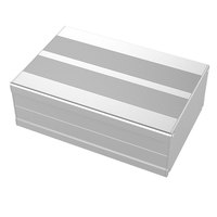 Boîtier de source d'alimentation testeur type split Yonggu H19 106*55MM, boîte de commutation pour équipement industriel en alliage d'aluminium